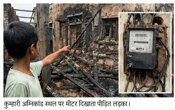 मैडम बोलीं- बयान बदला तो थप्पड़ मारूंगी: कुम्हारी अग्निकांड में बचे लड़के का आरोप, अधिकारी ने दी धमकी
