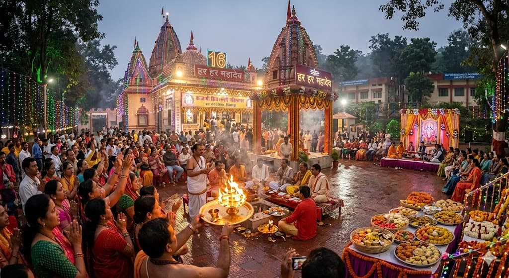 कालजयी शिव मंदिर ने पूरे किए 16 वर्ष, महादेव के जयकारों से गूंजा परिसर