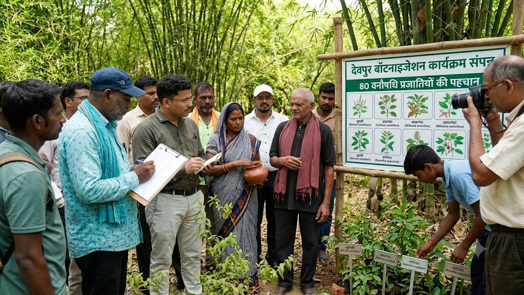 80 वनौषधि प्रजातियों की पहचान, देवपुर में बॉटनाइजेशन कार्यक्रम संपन्न