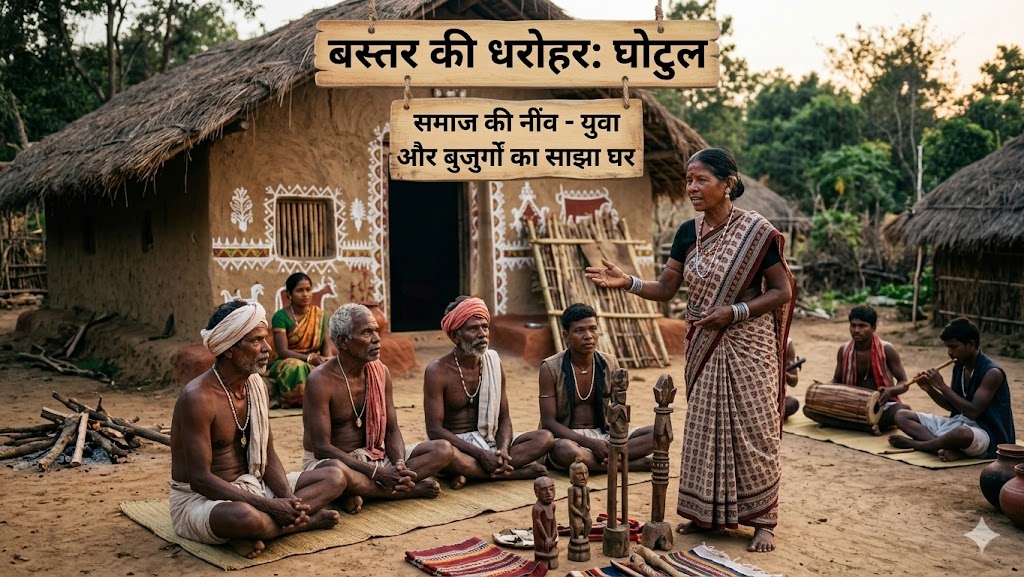 **बस्तर की ‘घोटुल’ प्रथा क्या है? शादी से पहले साथ रहते हैं युवक-युवतियां, ऐसे चुनते हैं जीवनसाथी**