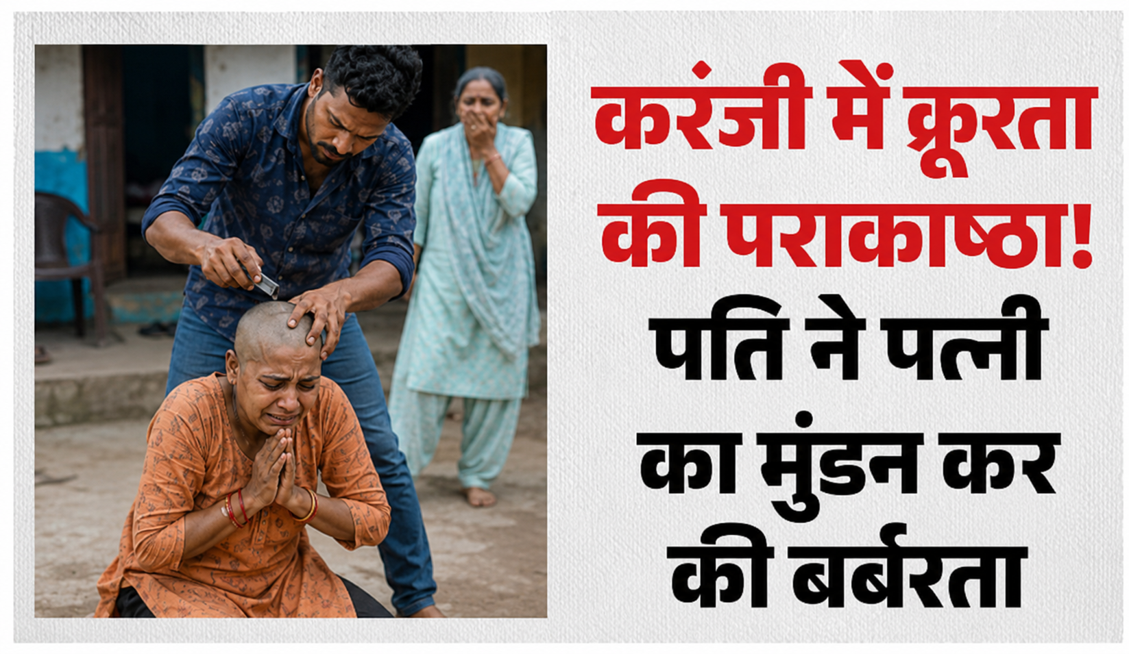 कोरिया में रिश्तों को शर्मसार करने वाली घटना, पत्नी से क्रूरता पर पति गिरफ्तार