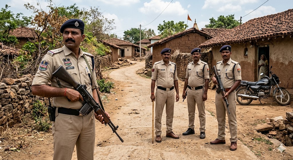धर्मांतरण विवाद ने पकड़ा तूल, नारायणपुर में मारपीट के बाद पुलिस ने संभाला मोर्चा